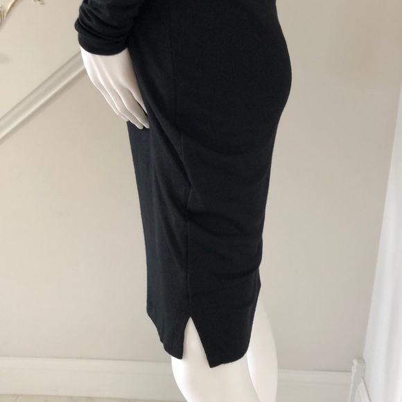 Motherhood Maternity Black Long Sleeve Knit Dress - Picture 4 of 8